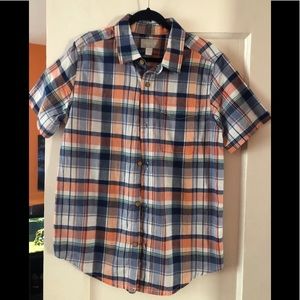 Boys short sleeve button down shirt